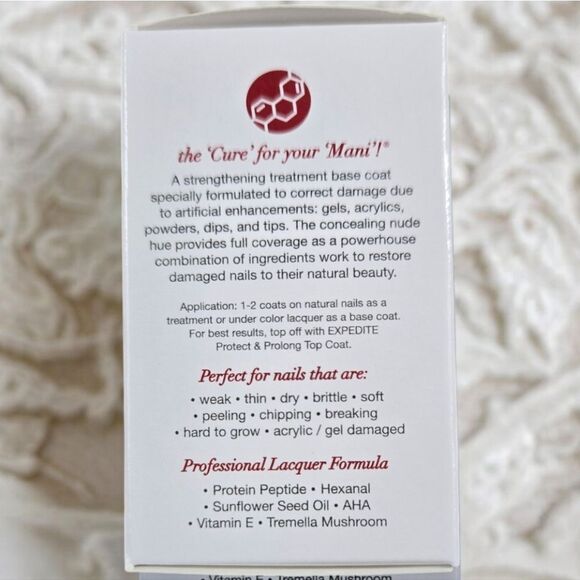 Dermelect TRANSFIX Restore & Repair Base Coat Gel Acrylic Damaged Nail Polish - Picture 7 of 12